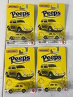 4 Lots Matchbox  1962 VOLKSWAGEN Beetle “Peeps” —-Easter-- YELLOW 2/5 NEW SEALED