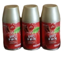 3-Glade Automatic Spray Refill Apple Of My Pie Ltd Edition Holiday Christmas NEW