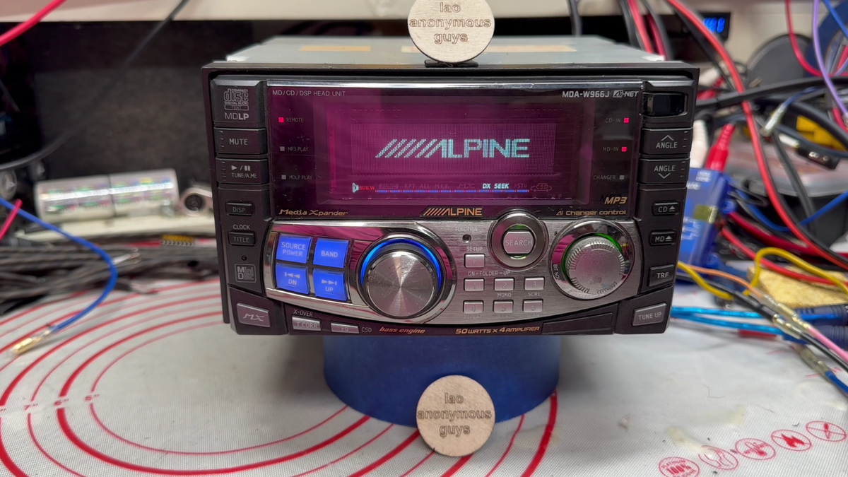 ALPINE # MDA-W966J JDM CD/MD/DSP MDLP BT Ai-NET Vintage Old School