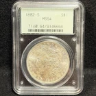 1882-S Morgan Dollar PCGS MS64 OGH Old Holder. Great Luster!!!