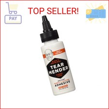 Tear Mender Instant Fabric and Leather Adhesive, 2 oz Bottle