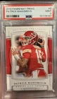 Panini 2019 National Treasures Patrick Mahomes II #8 PSA 9 83/99 Chiefs