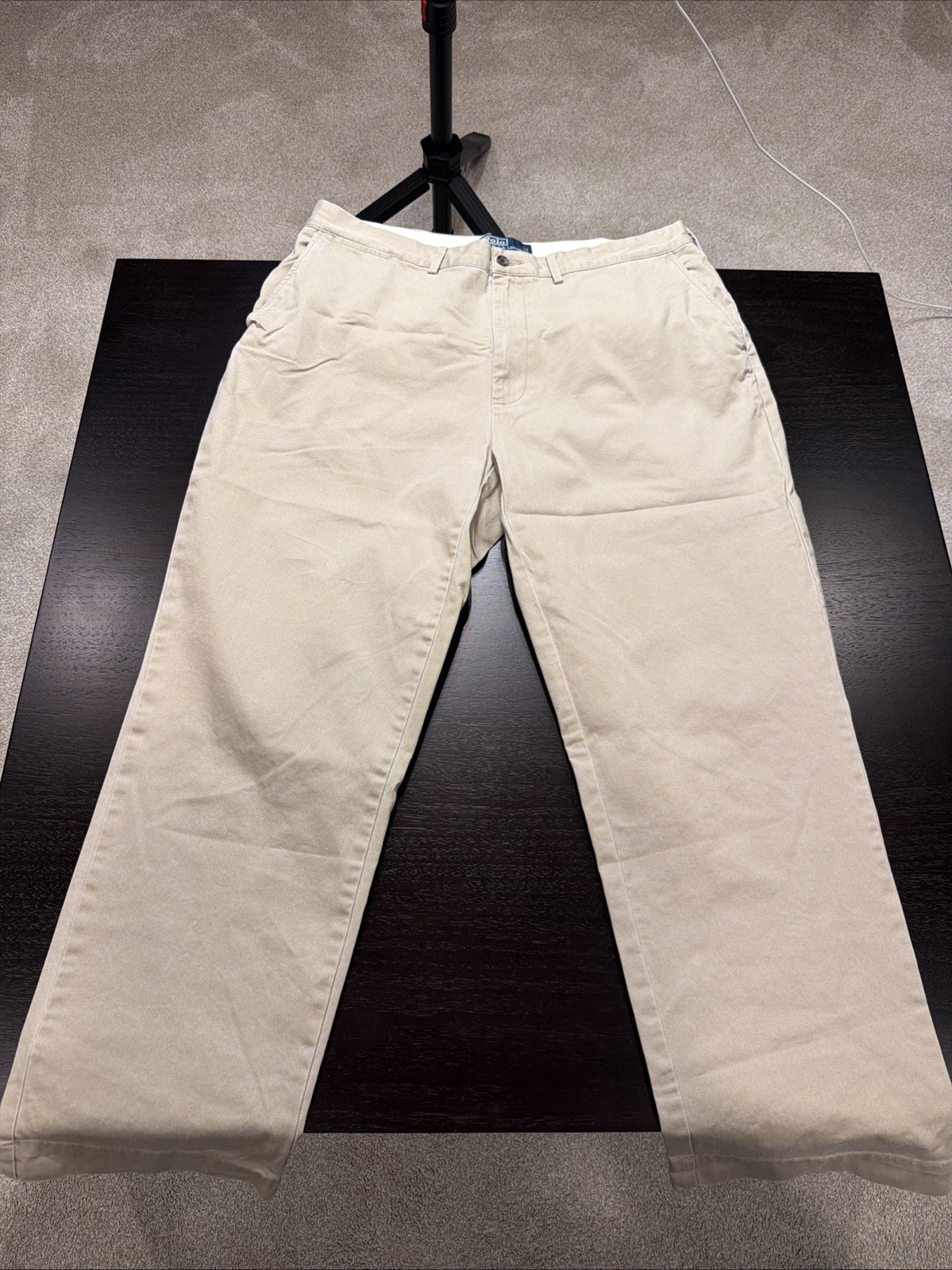 Vintage Polo Ralph Lauren Pants Canvas Beige The Philip Pant Chino Men’s 38x30