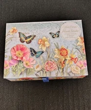 Punch Studio Keepsake Trinket Box w/ Magnetic Closure Lid ~ 5.5 x 4 x 2