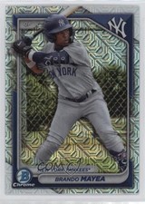 2024 Bowman Chrome Prospects Mega Box Mojo Refractor Brandon Mayea Brando 1c6v