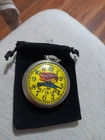 Vintage 16s Pocket Watch Hot Wheels Ad Theme Dial Working.