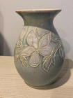 Mint Condition  2021 Glorious 7.50” Rookwood Pottery Gardenia Floral  Vase