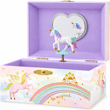   Musical Unicorn Jewelry Box for Girls
