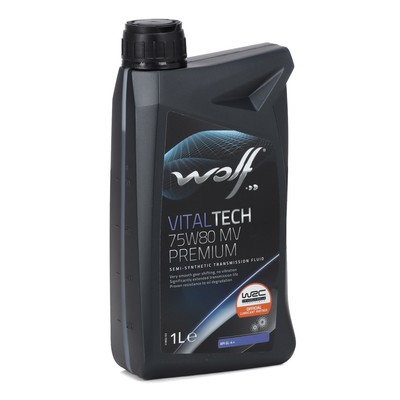 1L 1 Liter WOLF VITALTECH 75W80 MV PREMIUM Getriebeöl Schaltgetriebeöl API GL4+