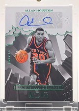 2024-25 Panini Noir Green Cinema Autographs Allan Houston New York Knicks 1/5