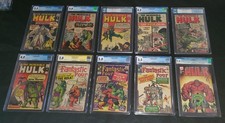 Incredible Hulk #1, 2, 3, 4, 5, 6 1962 Fantastic Four 12, 25, 26 Hulk 1  CGC 9.8