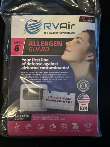 RV Air AC 105G, Air Conditioner Filter; Use W/ Dometic RV Air Conditioner NEW