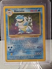 Carta Pokémon TCG Blastoise Holo-Carta Rara 02/102 Set Base - Collezione LP/NM