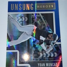 Panini 2020 Absolute Baseball Yoan Moncada Unsung Heroes Insert #UH6 White Sox