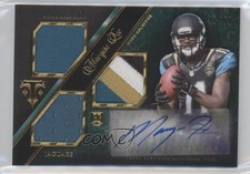 2014 Topps Triple Threads Rookie Emerald /50 Marqise Lee #131 Auto 0s3