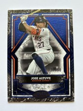 ose Altuve 2025 Topps Tier One Blue Parallel #/50 Astros
