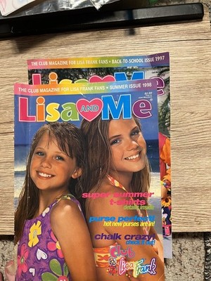 (2) Vintage Lisa Frank Lisa and Me magazines Mila Kunis FALL 97 & SUMMER 98 RARE