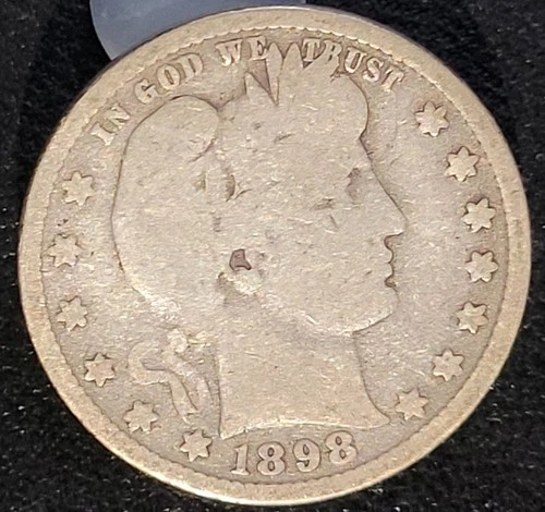 1898 P Philadelphia Mint Barber Quarter
