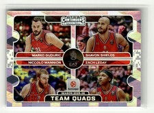 Guduric Mannion 2025-26 Contenders EuroLeague Team Quads Playoff 067/125 [wyf11