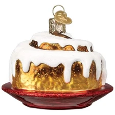 Old World Christmas Glass Blown Ornament for Christmas Tree, Cinnamon Roll