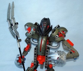 Lego Bionicle MAKUTA 8593 - Original 2003 TERIDAX Mask of Shadows with Manual