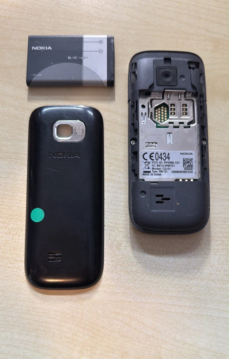 Nokia C2-01 RM 721 Geprüft Händler, Garantie, Komplett, Accu Neu, Top Zustand