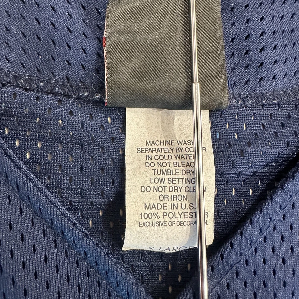 Chaleco Jersey Wilson Vintage Años 90 Sin Mangas Béisbol Softbol XL Longview TX Malla Foto 4 de 4