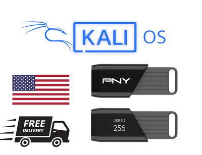 Kali Linux Pen Test Anonymous Bootable (32 GB USB 3.0 3.1 3.2) Drive Live Latest