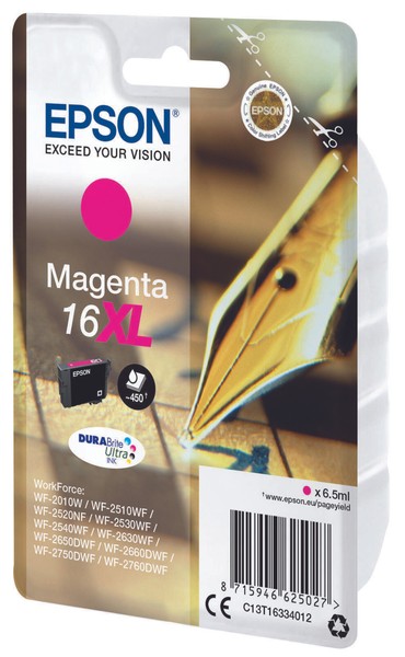 Epson Original 16XL FüLler Druckerpatrone - Magenta (C13T16334012)-image