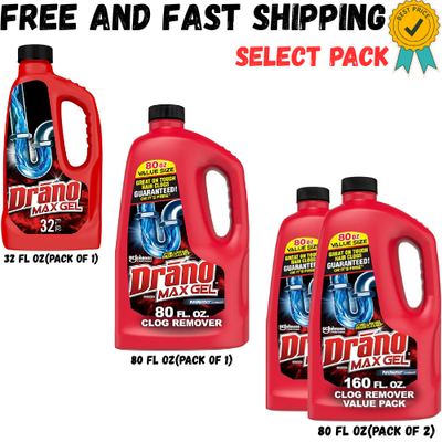 #ad #ad Max Gel Drain Clog Remover and Cleaner for Shower or Sink Drains Unclogs and Re $18.49