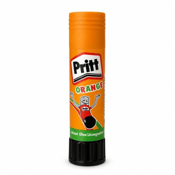 Pritt Klebestift Orange 10G – LöSungsmittelfrei Auswaschbar Bastelkleber-image