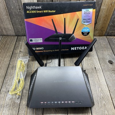 NETGEAR Nighthawk R7000P AC2300 Smart WiFi Router 1GHz Dual Core Gaming USB 3.0