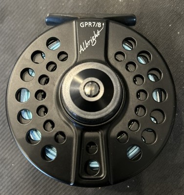 Albright GPR 7/8 with 8 Weight airflow fly line brand new backing and leader
