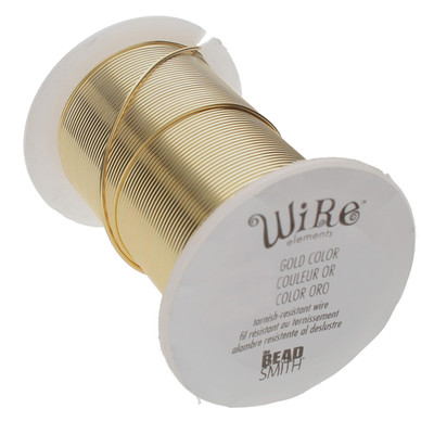 The Beadsmith Wire Elements 26-Gauge Lacquered Tarnish-Resistant Copper Wire for