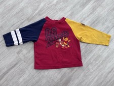 Boys Vtg Y2K Pooh 100 Acre Collection Shirt 24mnth Varsity Team Disney Winnie