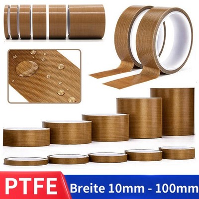 10M Hohe Temperatur Beständig Selbstklebend Teflonband PTFE Vakuumversiegelung