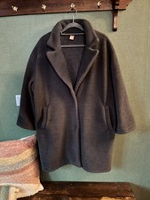 Italy Believe cappotto oversize giacca grigio/nero onesize