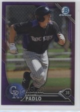 2016 Bowman Chrome Prospects Purple Refractor 25/250 Kevin Padlo #BCP23 0l2