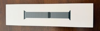 APPLE Graphite Stainless Steel Milanese Loop for Apple Watch 45 MM