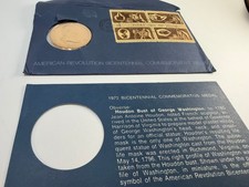 1972 American Revolution Bicentennial Commemorative George Washington Medal Coin