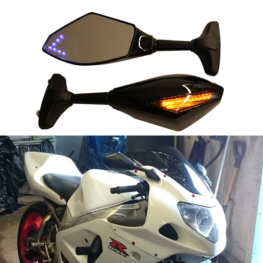 Motorcycle LED Turn Signals Side Mirrors For Honda CBR600 F4/F4i 900/929/954RR