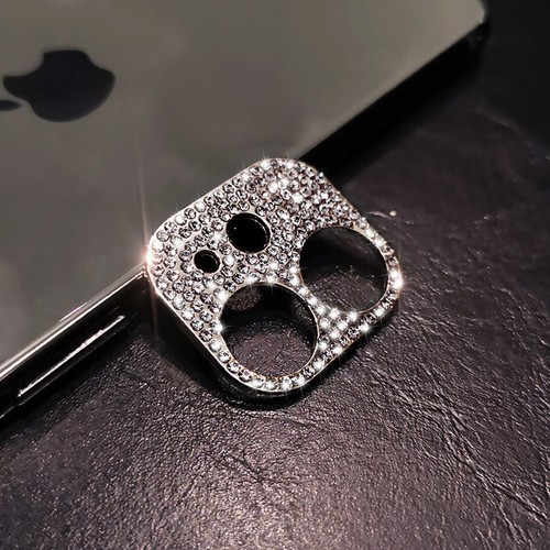For iPhone 16 15 14 12 13 Bling Diamond Camera Lens Protector Glitter Case Cover - 第 13/17 張圖片