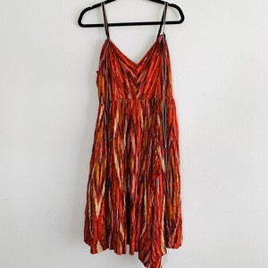 red fit and flare midi dress