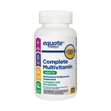 Equate Complete Multivitamin/Multimineral Supplement Tablets, Adults, 200 Count
