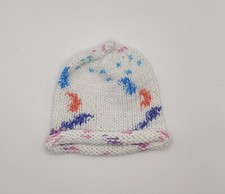NEW HAND MADE PREEMIE BABY BEANIE CAP BOY/ GIRL REAL BABY OR PREEMIE DOLL CAP