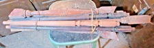 Antique VARIETY Lot 9 Turned Wood 2x24" Spindles Staircase Ballusters  Vintage