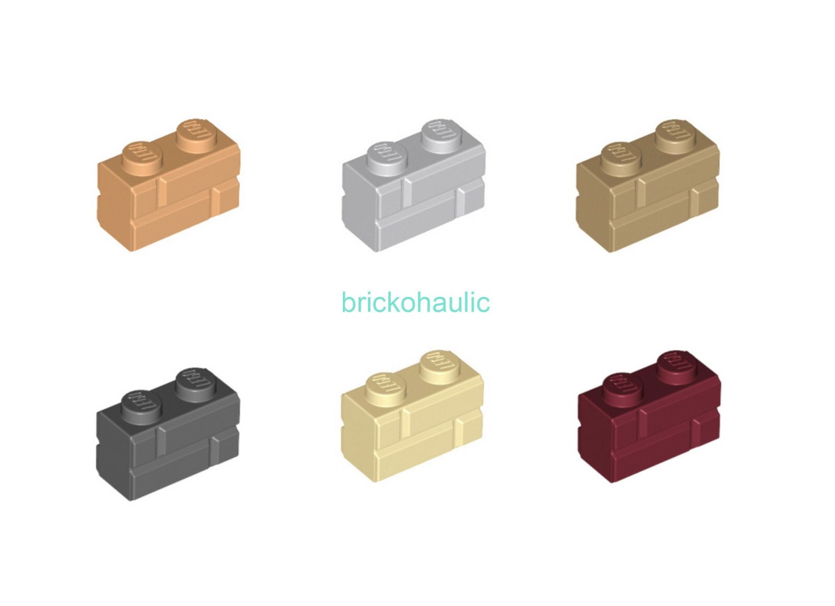 Lego Brick Modified x with Masonry Profile Parts Pieces Lot ALL COLORS