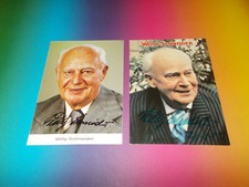 2  x  Willy Schneider  signed signiert autograph Autogramm auf Autogrammkarte