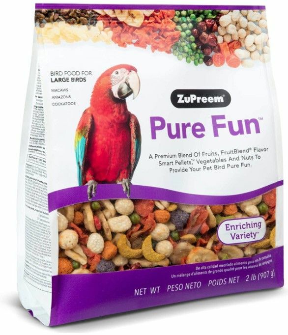 ZuPreem Pure Fun Enriching Variety Seed for Large Birds net 