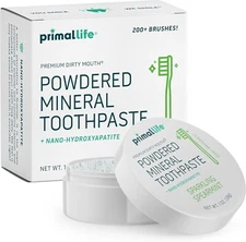 Primal Life Organics Dirty Mouth Powdered Mineral Toothpaste Sparkling Spearmint